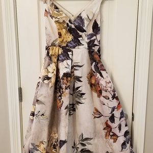 Floral off the shoulder dress
